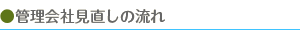 管理会社見直しの流れ